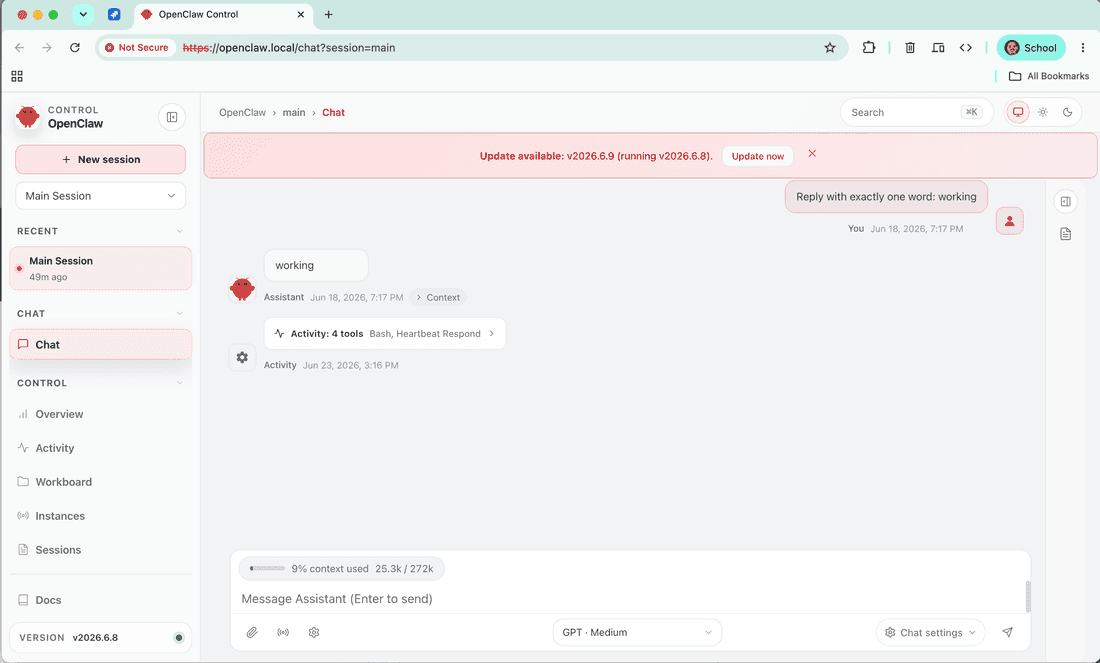 OpenClaw Control UI over HTTPS