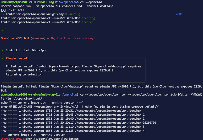 The version-wall error on OpenClaw 2026.6.8