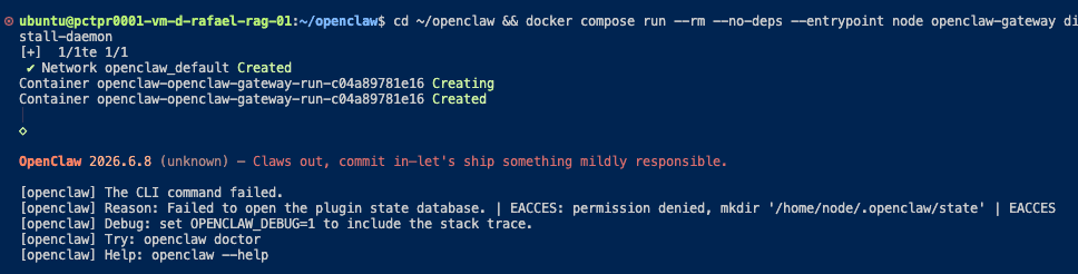 Error de permisos EACCES en la terminal